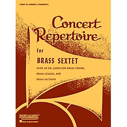 Rubank Publications Concert Repertoire for Brass Sextet (3rd and 4th Cornet/Trumpet (opt.)) Ensemble Collection Series