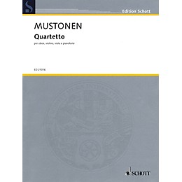 Schott Quartetto (Oboe, Violin, Viola, and Piano) String Series Book by Olli Mustonen