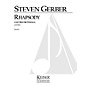 Lauren Keiser Music Publishing Rhapsody for Oboe and Strings LKM Music Series by Steven Gerber thumbnail