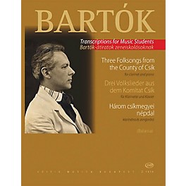 Editio Musica Budapest Three Hungarian Folksongs from the County of Csik EMB Series by Béla Bartók