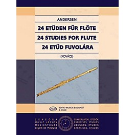 Editio Musica Budapest 24 Studies for Flute, Op. 15 EMB Series by Carl Joachim Andersen