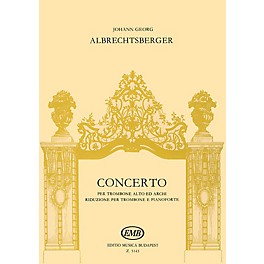 Editio Musica Budapest Concerto EMB Series by Johann Georg Albrechtsberger