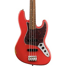 Open Box Fender '60s Road Worn Jazz Bass Pau Ferro Fingerboard Level 2 Fiesta Red 190839719386