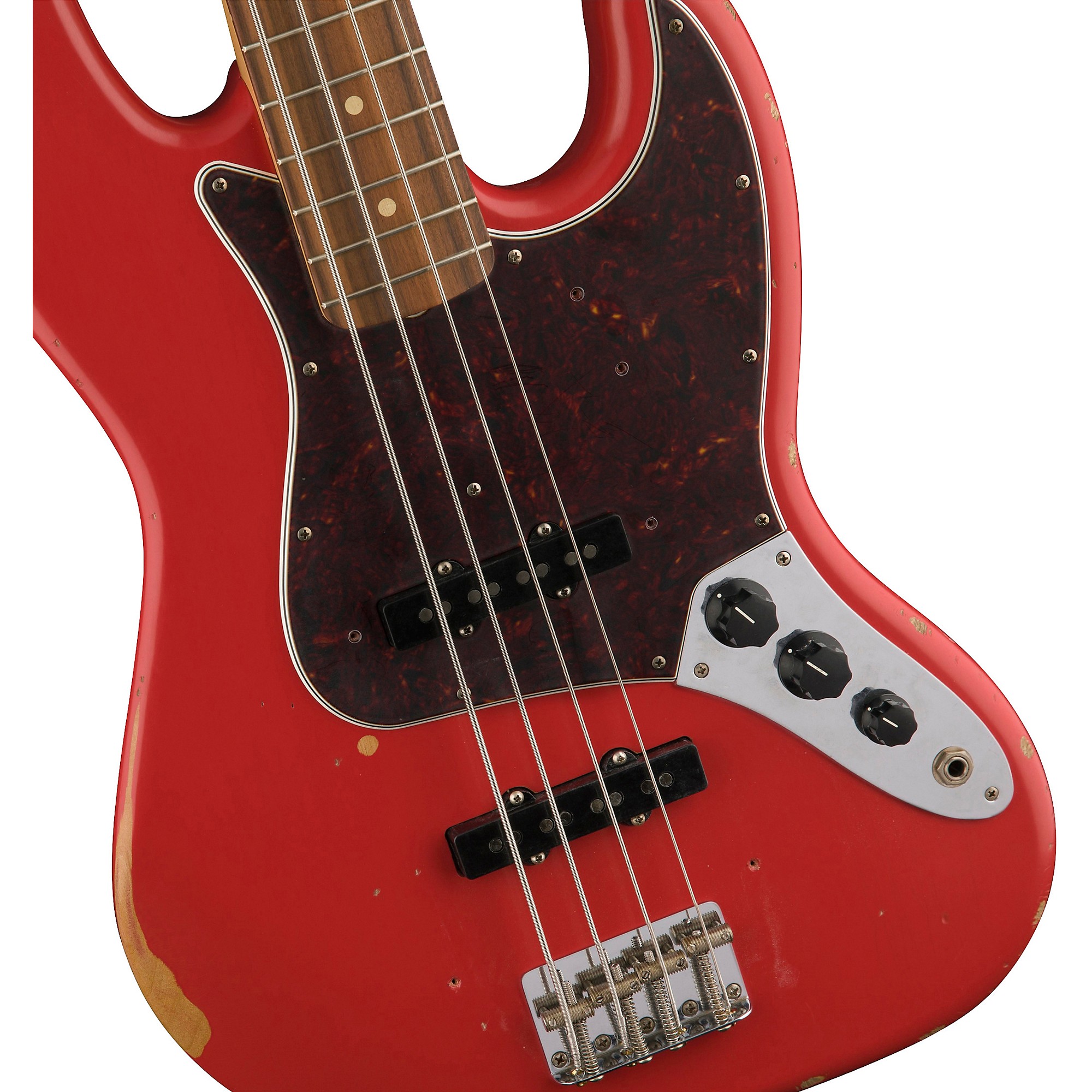 Fender '60s Road Worn Jazz Bass Pau Ferro Fingerboard Fiesta Red