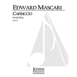 Lauren Keiser Music Publishing Capriccio (Flute Solo) LKM Music Series Composed by Edward P. Mascari