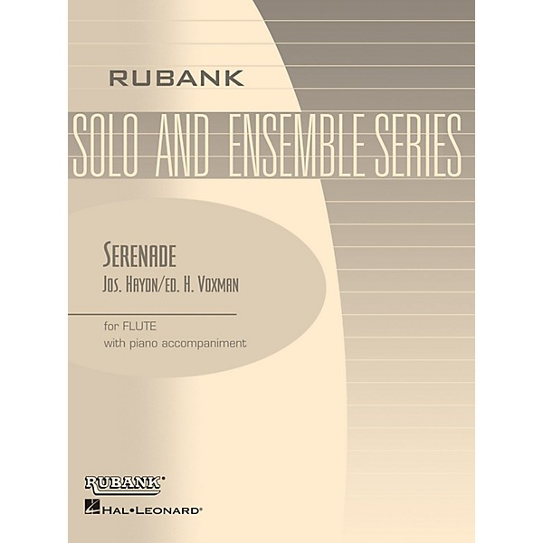 Rubank Publications Serenade (Flute Solo with Piano - Grade 2.5) Rubank Solo/Ensemble Sheet Series