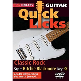 Licklibrary Classic Rock - Quick Licks (Style: Ritchie Blackmore; Key: G) Lick Library Series DVD by Danny Gill