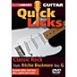 Licklibrary Classic Rock - Quick Licks (Style: Ritchie Blackmore; Key: G) Lick Library Series DVD by Danny Gill thumbnail