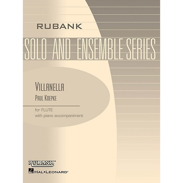 Rubank Publications Villanella (Flute Solo with Piano - Grade 3) Rubank Solo/Ensemble Sheet Series