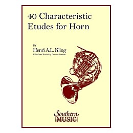 Southern 40 Characteristic Etudes (Horn) Southern Music Series Arranged by Lorenzo Sansone