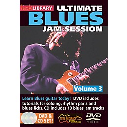 Licklibrary Ultimate Blues Jam Session (Volume 3) Lick Library Series DVD Performed by Stuart Bull