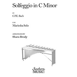 Hal Leonard Solfeggio In C Minor (Percussion Music/Mallet/marimba/vibra) Southern Music Series by Sharda Brody