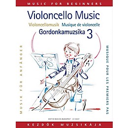 Editio Musica Budapest Violoncello Music for Beginners - Volume 3 EMB Series