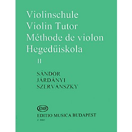 Editio Musica Budapest Violin Tutor - Volume 2 EMB Series by Endre Szervánszky