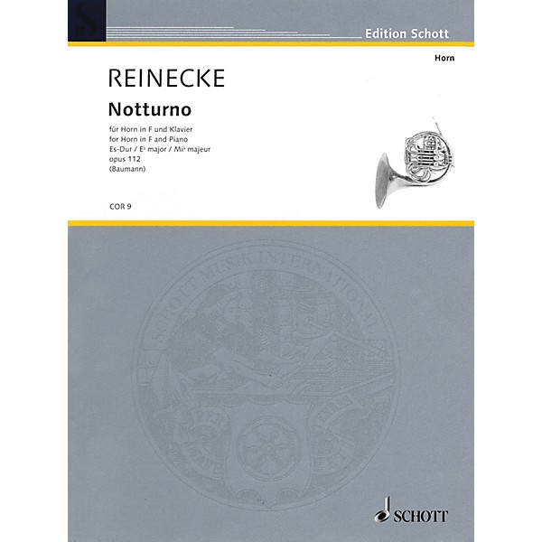 Schott Notturno Op. 112 (Horn and Piano) Schott Series Softcover