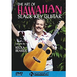 Homespun The Art of Hawaiian Slack Key Guitar Instructional/Guitar/DVD Series DVD Performed by Keola Beamer