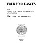 Hal Leonard Four ( 4) Folk Dances (Percussion Music/Percussion Ensembles) Southern Music Series by Gomez, Alice thumbnail