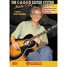 Homespun The C-A-G-E-D Guitar System Made Easy Instructional/Guitar/DVD Series DVD Performed by Ernie Hawkins