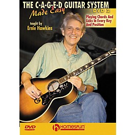 Homespun The C-A-G-E-D Guitar System Made Easy Instructional/Guitar/DVD Series DVD Performed by Ernie Hawkins