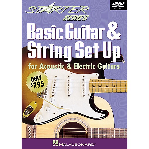 Hal Leonard Basic Guitar & String Set Up (Starter Series DVD) Starter Series (Video) Series DVD Written by Tom Kolb