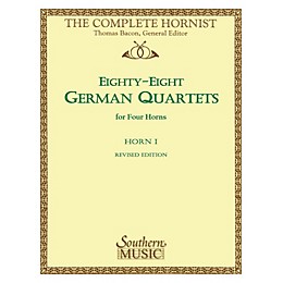 Southern 88 German Quartets (Horn Quartet - Horn 1) Southern Music Series Arranged by Thomas Bacon