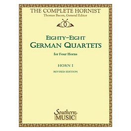 Southern 88 German Quartets (Horn Quartet - Horn 1) Southern Music Series Arranged by Thomas Bacon