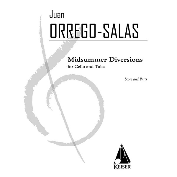 Lauren Keiser Music Publishing Midsummer Diversion, Op. 99 (for Tuba and Cello) LKM Music Series Composed by Juan Orrego-S...