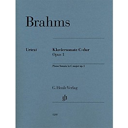 G. Henle Verlag Piano Sonata C Major Op. 1 Henle Music Folios Series Softcover Composed by Johannes Brahms