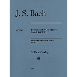 G. Henle Verlag French Overture in B Minor BWV 831 (Edition with Fingering) Henle Music Folios Series Softcover