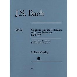 G. Henle Verlag Capriccio sopra la lontananza, BWV 992 Henle Music Softcover by Bach Edited by Georg von Dadelsen