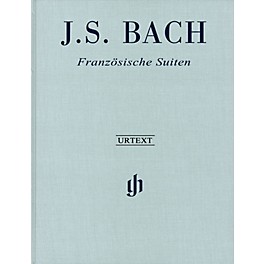 G. Henle Verlag French Suites BWV 812-817 Revised Edition Clothbound Henle Music Hardcover by Bach Edited by Scheideler