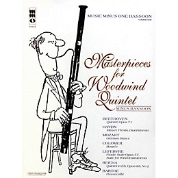 Music Minus One Masterpieces for Woodwind Quintet - Volume 1 Music Minus One Series Softcover with CD Composed by Various