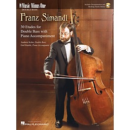 Nektar Simandl - 30 Etudes for Double Bass Music Minus One Series Softcover Audio Online by Andrew Kohn