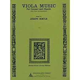 Music Sales Viola Music for Concert and Church (with Piano Accompaniment) Music Sales America Series