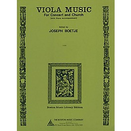 Music Sales Viola Music for Concert and Church (with Piano Accompaniment) Music Sales America Series