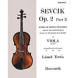 Bosworth Sevcik for Viola - Opus 2, Part 2 Music Sales America Series Written by Otakar Sevcik