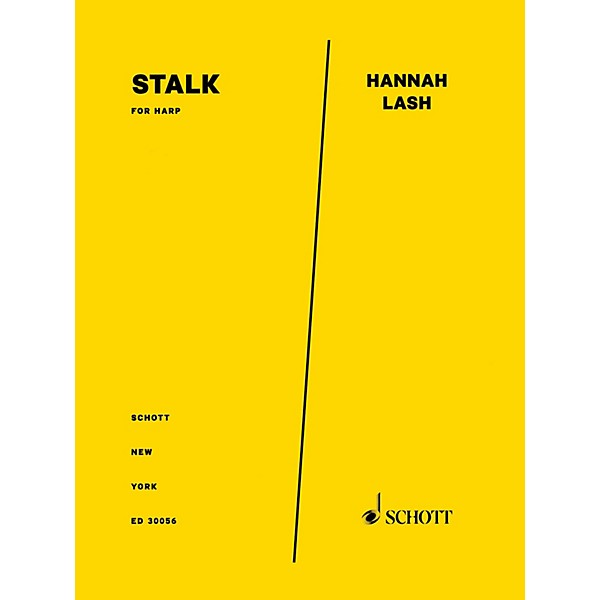 Schott Music Corporation New York Stalk (for Harp) Instrumental Solo Series