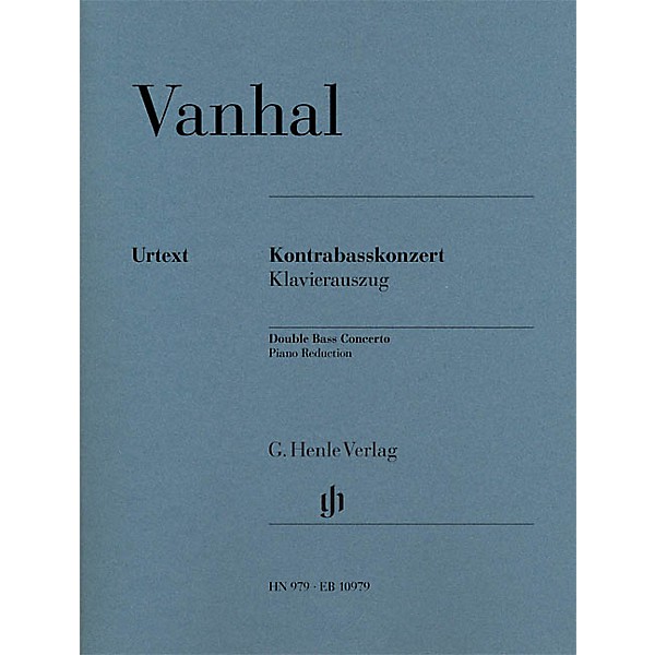 G. Henle Verlag Double Bass Concerto (Double Bass with Piano Reduction) Henle Music Folios Series
