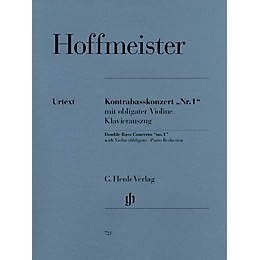 G. Henle Verlag Concerto No. 1 for Double Bass and Orchestra with Violin Obbligato Henle Music Folios Series Softcover