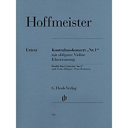 G. Henle Verlag Concerto No. 1 for Double Bass and Orchestra with Violin Obbligato Henle Music Folios Series Softcover