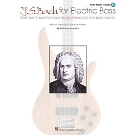 Hal Leonard J.S. Bach for Electric Bass Bass Instruction Series Softcover with CD Written by Bob Gallway