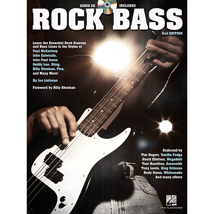 Hal Leonard Rock Bass 2nd Edition Bass Instruction Series Softcover