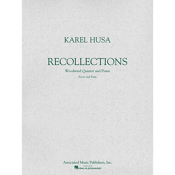 Associated Recollections (Score and Parts) Woodwind Ensemble Series Softcover Composed by Karel Husa