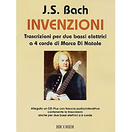 Ricordi J.S. Bach - Inventions (Transcriptions for 2 Four-String Electric Basses) Misc Series CD-ROM