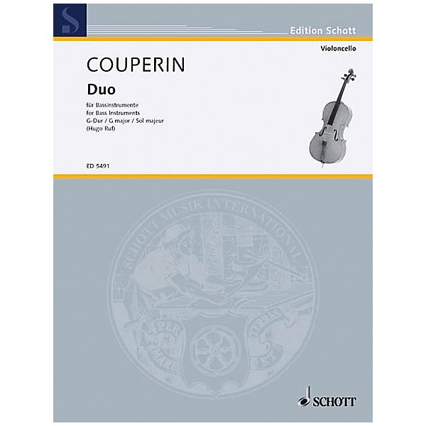 Schott Duo in G Major (Performance Score) Schott Series Composed by François Couperin
