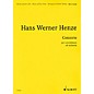Schott Concerto for Double Bass and Orchestra (Score) Schott Series Composed by Hans Werner Henze thumbnail