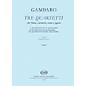 Editio Musica Budapest Quartet in D Minor for Flute, Clarinet, Horn, Bassoon EMB Series Composed by Giovanni Battista Gambaro thumbnail