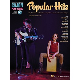 Hal Leonard Popular Hits (Cajon Play-Along) Percussion Series Softcover Audio Online Performed by Various