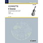 Schott Les Délices de la Solitude, Op. 20 (Six Sonatas - Volume 1) Schott Series thumbnail