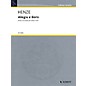 Schott Music Allegra e Boris Schott Series Composed by Hans Werner Henze thumbnail